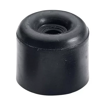 Ajtóütköző (gumi + tipli), fekete