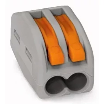 WAGO 222-412 vezetékösszekötő, 2x0,08-4mm2 (VILL.GAM.09-222412)
