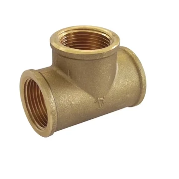 5/4" sárgaréz egál T-idom