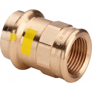 15 mm – 3/4" vörösréz press BM menetvég (gázüzemre)