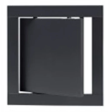 Szervizajtó PVC, 150x150 mm, antracit (AERO.PL1515A)
