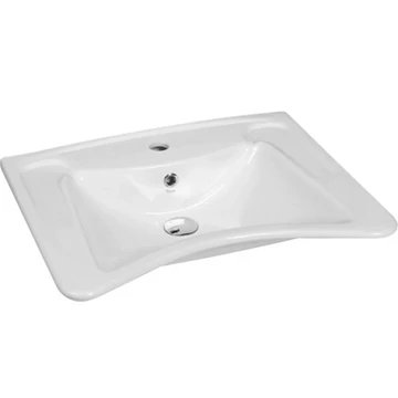 Konkáv (keskenyített közepű) mosdó, 600x500 mm (AKAD-4001B)