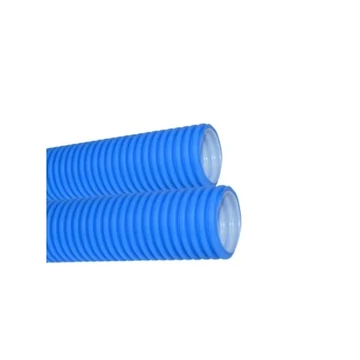 Alnor Flexibilis cső, DN75, vágható, kék (antistatikus/antibakteriális) (FLX-HDPE-A-75/1)