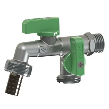 ARCO DUAL Kombinált kerti csap, kétkifolyós, 1/2"-3/4"-3/4" (00472)
