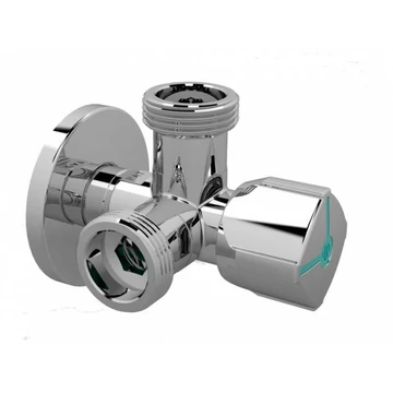 ARCO TWIN Kombinált sarokcsap, 4 állásos, 1/2"-3/4"-3/4" (CQ4107)