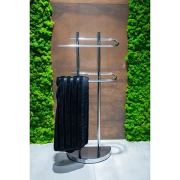 AWD Álló törölközőtartó, félkör alakú talppal, 36x18x83 cm (02060184)