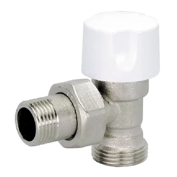 Bianchi Radiátor előremenő szelep, sarok kivitel, 1/2" külső menet (KM) (407TKM)