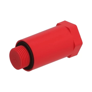 Bonomini / HAAS Nyomáspróba dugó 1/2", piros (HAAS 6600)