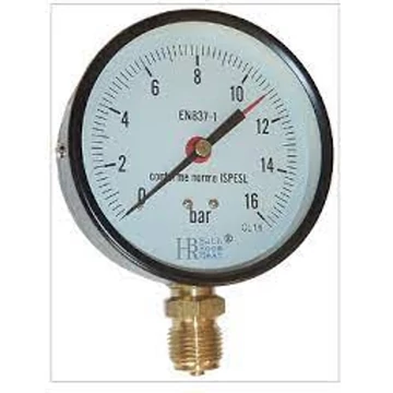 BRH Ipari nyomásmérő fémházas, 0-16 bar, 1/2" alsó csatlakozás, 100mm (BRH 239)