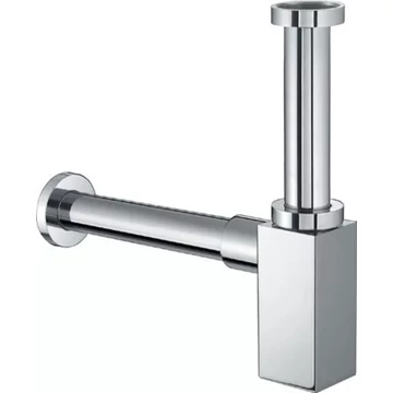 Aqualine Design mosdószifon, szögletes forma, króm (CV1001)