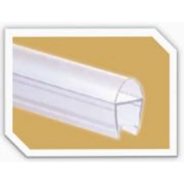 Szilikon vízvető profil zuhanykabinhoz, D-profil