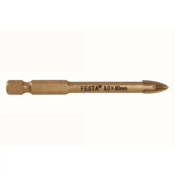Festa Üveg- és csempefúró, hatlapú befogással, 8 mm (24783)