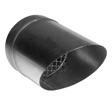 Légtechnikai végelem madárhálóval, NA160