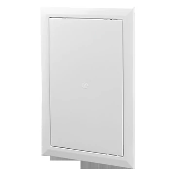 Bodo Csempeajtó fehér fém, kulcsos, 600x600 (BODO.DMZ 600X600)