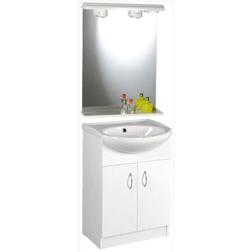 Complettion 50 Fürdőszoba bútor szett, 50 cm-es alsószekrény + tükör (FURD.50)