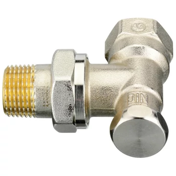 Danfoss RLV-S Visszatérő radiátorszelep, 1/2" sarok, Eurokonuszos csatlakozás (003L0363)