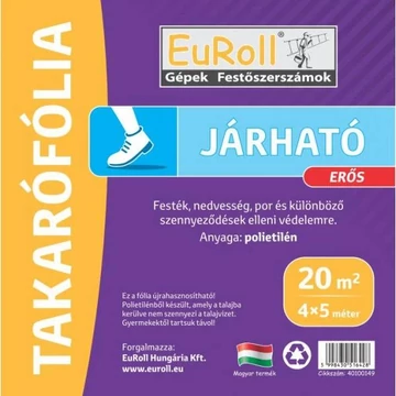 Takarófólia, járható (erősített), 20 m²