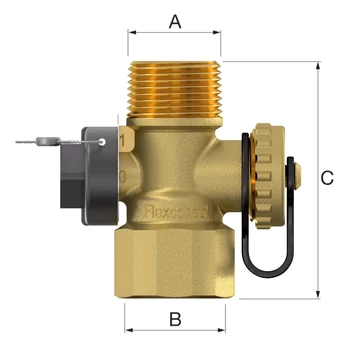Flamco FlexControl Gyorscsatlakozó tágulási tartályokhoz, 1" (22390)