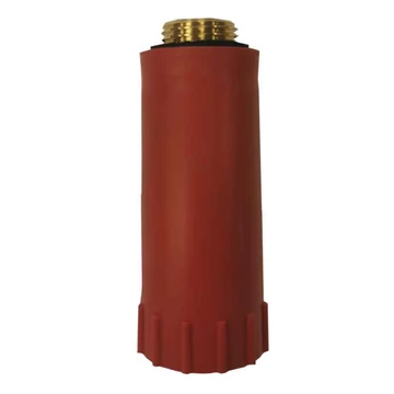 Haas Próbadugó, 1/2", piros, réz menettel (3375)