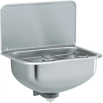 Haas Rozsdamentes falikút szifonnal (6204)