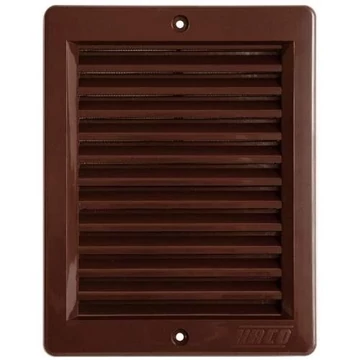 Haco Szellőzőrács rovarhálóval, 150x150 mm, barna (000110)