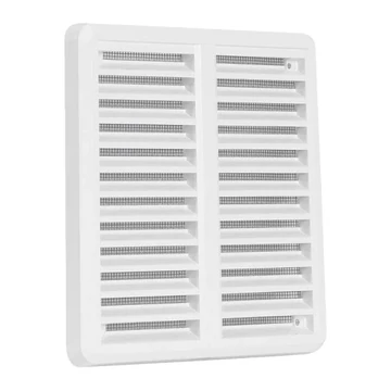 Haco Szellőzőrács rovarhálóval, 300x300 mm, fehér (000116)