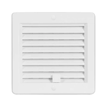 Haco Szellőzőrács rovarhálóval és zsaluval, 150x150 mm (000410)
