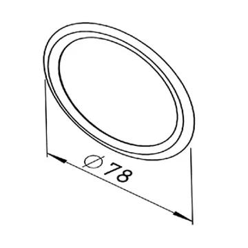 Helios FRS-DR 75 tömítőgyűrű, NA75 (10 db/csomag) (FRS-DR75)