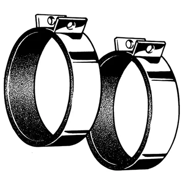 Helios BM 250 rezgéstompító rögzítőbilincs (2 db/csomag), NA250 (BM 250)