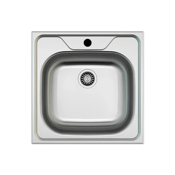 Mofém Evo 2 1B mosogatótálca, szatén, 480x480 mm (760012804)