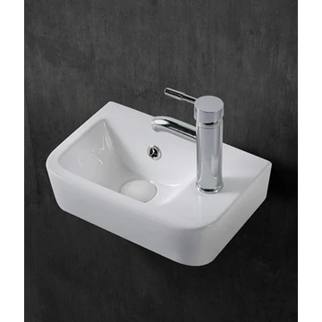 Aya jobbos mosdókagyló, 37x24,5x14 cm