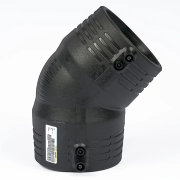 Elektrofúziós könyök idom, 125 mm / 45°