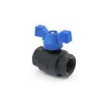 Plassim KPE műanyag golyóscsap, 40 mm