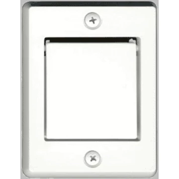 Központi porszívó kifúvó zárószerelvény, 2", fehér