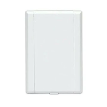 Központi porszívó fali csatlakozó, fehér, nagy