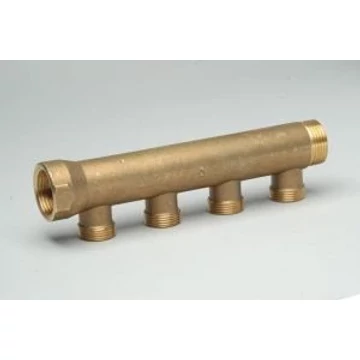 Németh sárgaréz osztó, 1" - 1/2" KM, 2-es (II.)