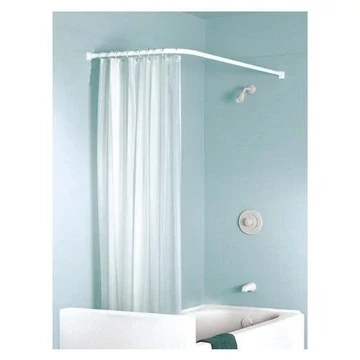 Szeko L-alakú zuhanyfüggönytartó, 80 x 80 cm