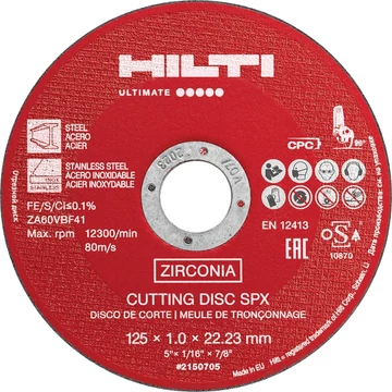 Hilti AC-D SPX vágótárcsa, 125 x 1 mm, piros (2181351)
