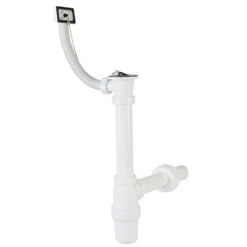 Styron mosogatószifon, egymedencés, mosógép csatlakozóval (STY-538-1)