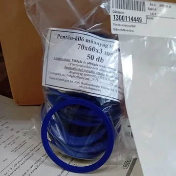 Nyomásszabályozó hollander műanyag tömítés, 70x60x3 mm, gázhoz