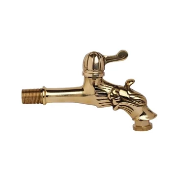 Kerti kifolyó, 1/2", sárkányos díszcsap, félfordítós kivitel