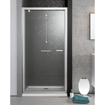 Meta Twist DWJ 90 zuhanyajtó, barna üveg (382002-08 / 19925)