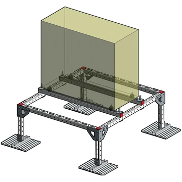 Tetőre szerelhető tartószerkezet 2 kollektorhoz (XMRT-2KSG21)