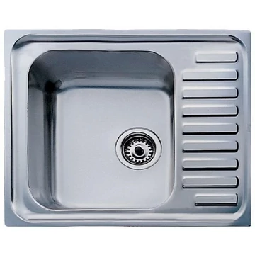 Teka Classic 1B 1/2D inox mosogató, 580x500 mm