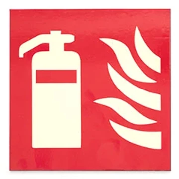 Jelzőtábla tűzoltó készülékhez