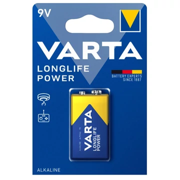 Varta 9V alkáli elem (6LR61)