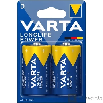 Varta AA tartós alkáli elem (2 db/csomag)
