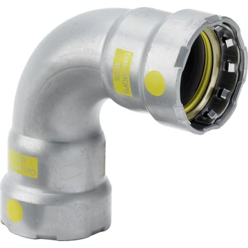 Viega Megapress ívidom 90°, 1" belső-belső menettel (739096)