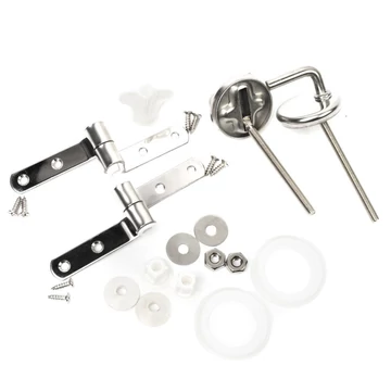 Rozsdamentes 2 pántos WC-tető zsanér MDF ülőkéhez (WCZS-002)