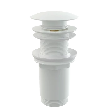 Alcaplast Mosdóleeresztő, 5/4", Click-Clack, fém, túlfolyó nélkül (A395B)